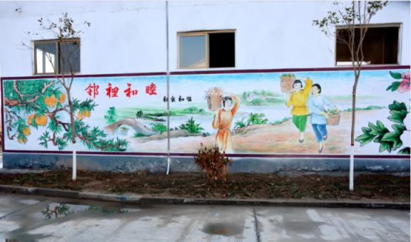 眉山乡镇文化墙 乡风文明焕发新活力