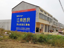 眉山农村墙体广告在不同形式上面展现的不同特色