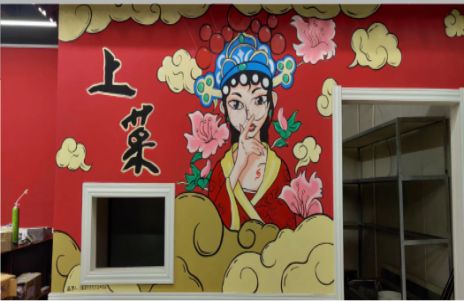 眉山墙体彩绘的发展和应用
